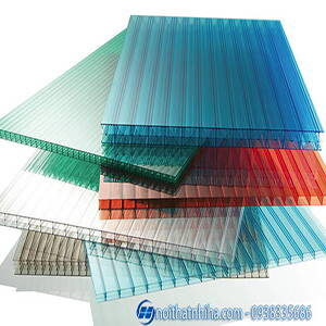 12 tam nhua thong minh polycarbonat rong ruot Tấm nhựa lấy sáng composite