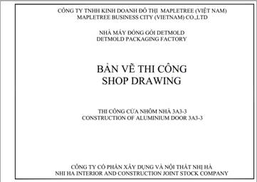 Cách Lập Bản Vẽ Shop Drawing Cửa Nhôm Kính Chuẩn Dự Án - Noithatnhiha.Com