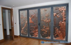 Cửa nhôm kính 3D