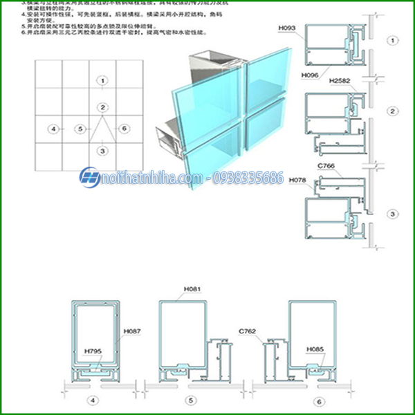 các hệ cửa nhôm Xingfa