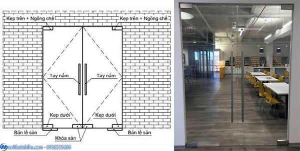cửa bản lề sàn 2 cánh-15