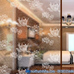 Vách ngăn phòng máy lạnh hoa văn nghệ thuật