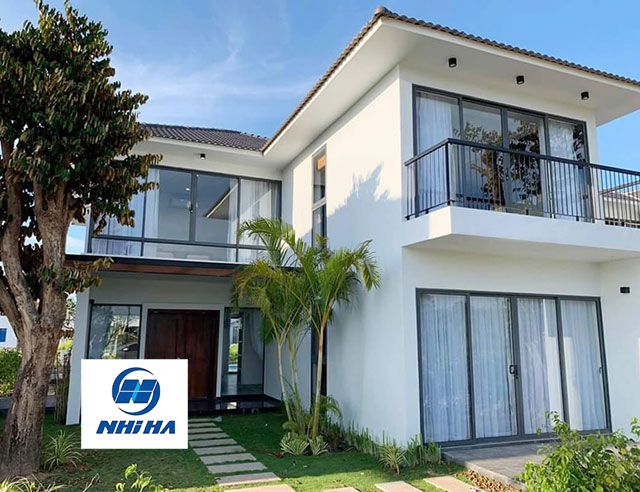Công trình cửa nhôm kính tại Hải Dương đẹp sang trọng