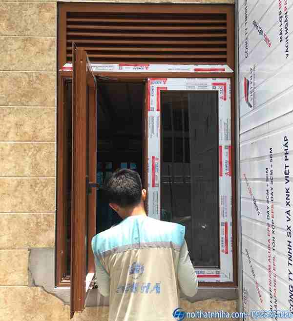 Vách, Cửa nhôm kính Thái Nguyên, Thi công lắp đặt trọn gói
