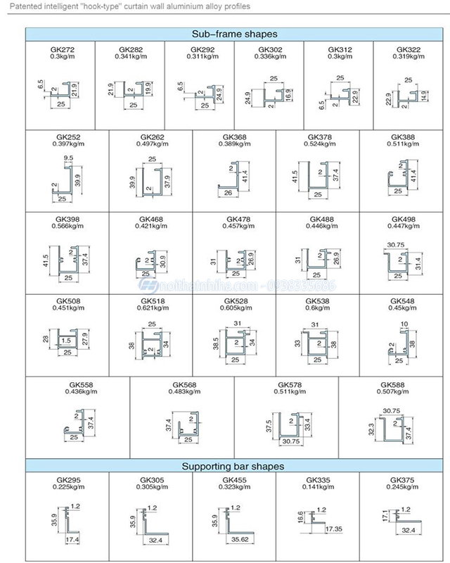 Catalogue cửa nhôm Xingfa hệ 55