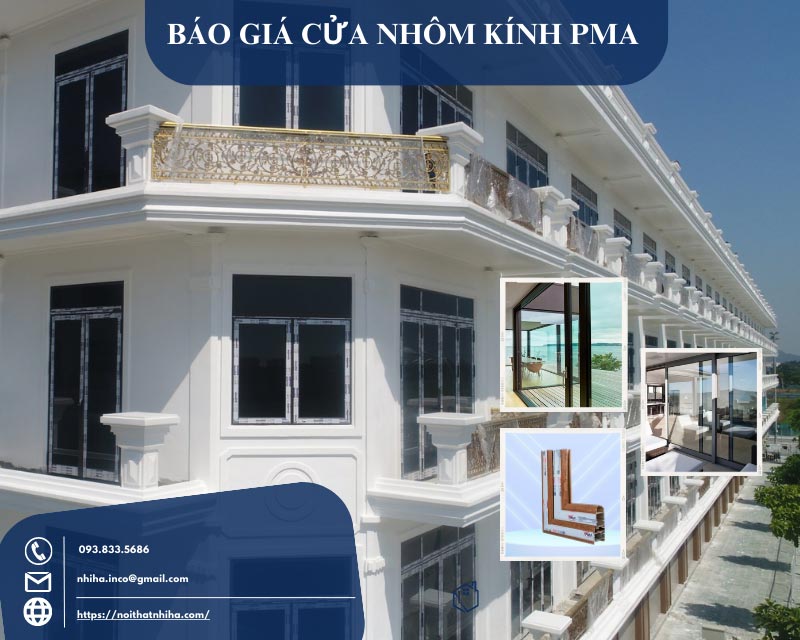 Báo giá cửa nhôm kính Pma