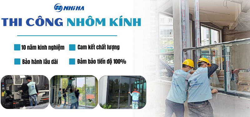 Dịch vụ thi công nhôm kính chuyên nghiệp