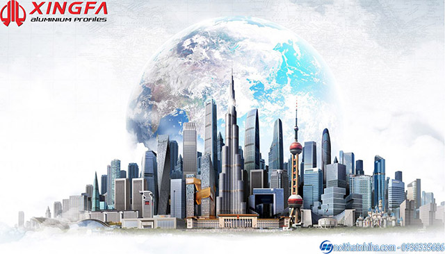 Xingfa aluminium group là đơn vị cung cấp nhôm top đầu thế giới