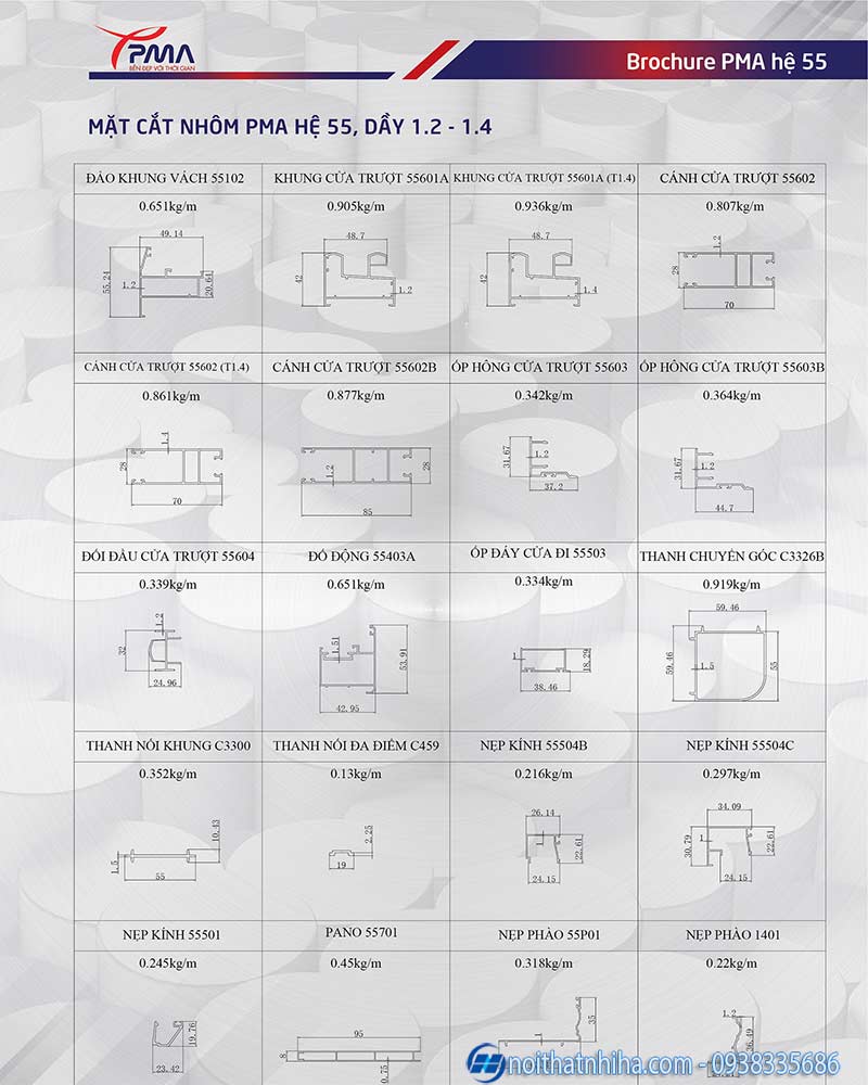 Cửa nhôm PMA