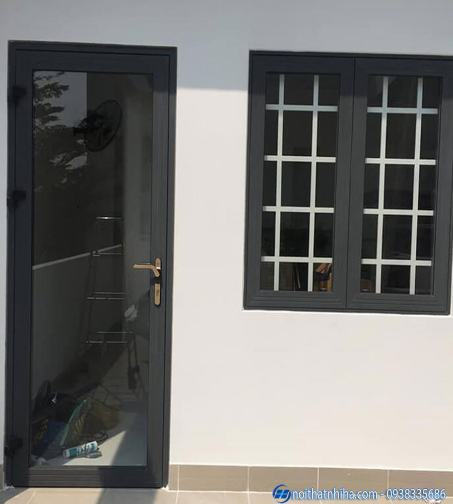 Cửa đi mở quay 1 cánh nhôm Xingfa