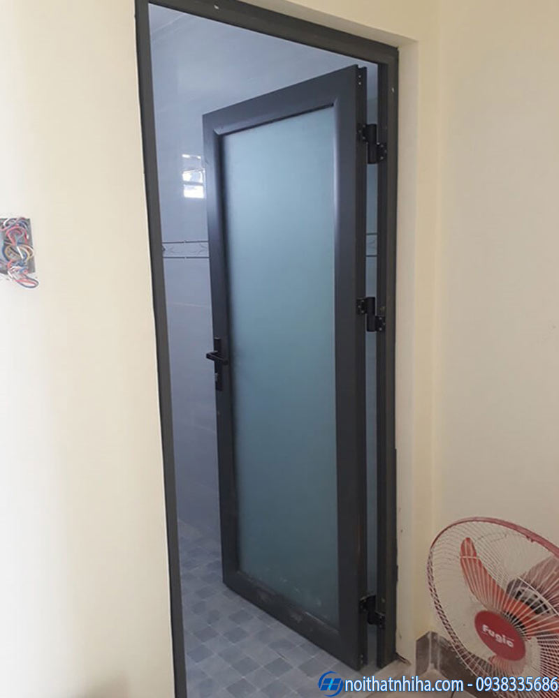 cua di mo quay 1 canh nhom xingfa 11 cửa đi mở quay 1 cánh nhôm xingfa