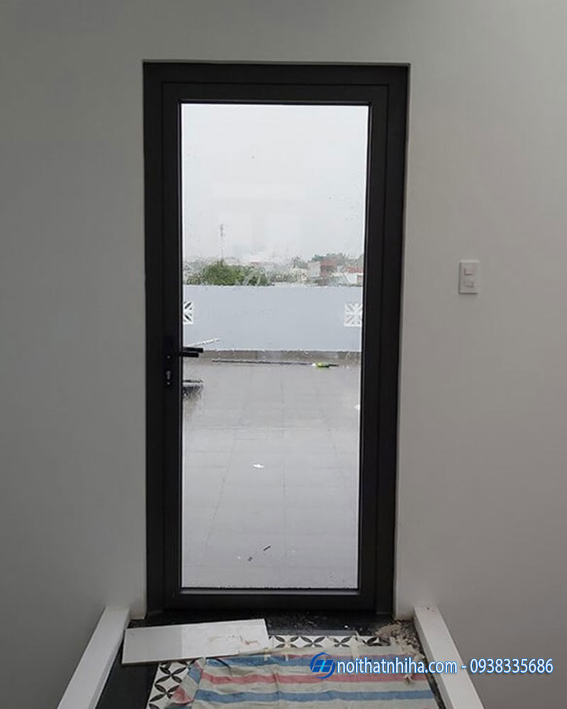 cua di mo quay 1 canh nhom xingfa 12 cửa đi mở quay 1 cánh nhôm xingfa