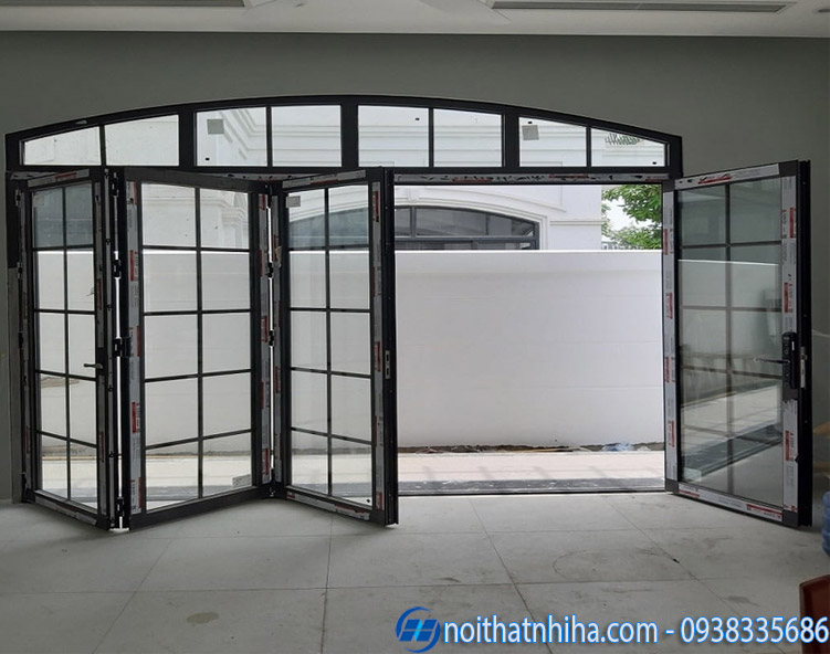 Cửa Đi Xếp Trượt 4 Cánh Nhôm Xingfa - Tối Ưu Diện Tích 5 Ứng dụng lắp đặt cửa đi xếp trượt 4 cánh nhôm xingfa cho nhà phố