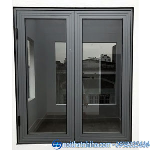 Cửa sổ mở quay 2 cánh nhôm Xingfa