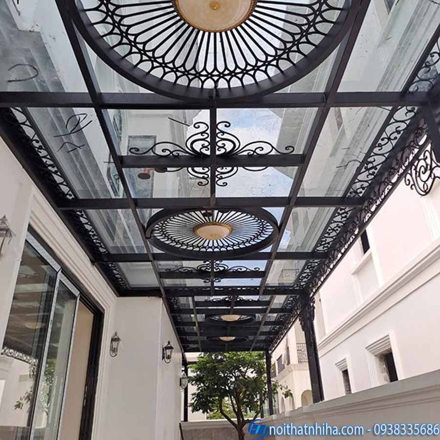 Mái che  kính có tuổi thọ lên đến 30 năm